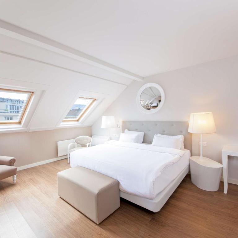 Hotel Geneva by Fassbind - Chambre Lit King-Size - Vue sur Jardin - 1