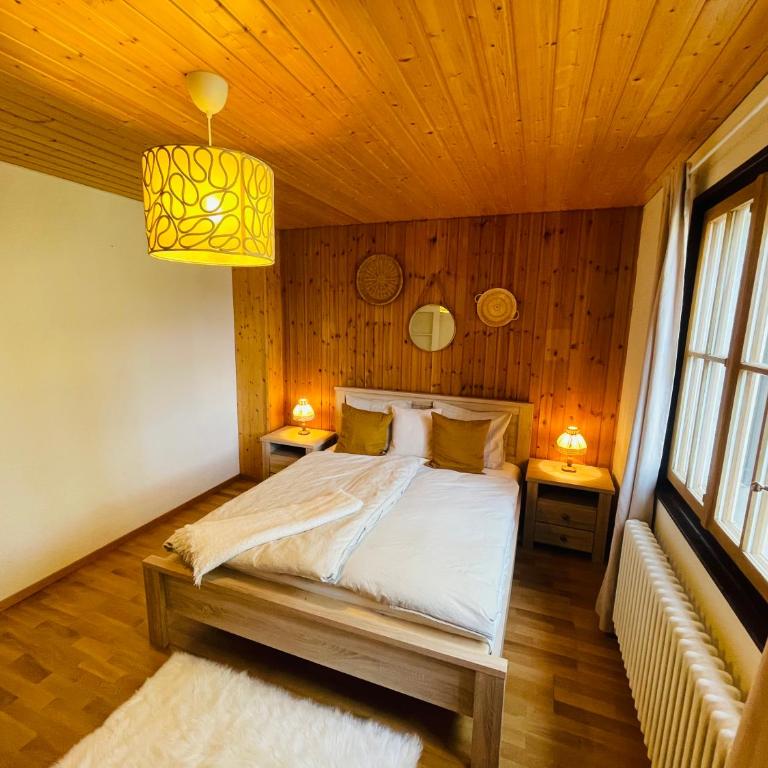 Chalet spa avec terrasse et vue alpine - Apartment mit 2 Schlafzimmern mit Balkon und Terrasse - 13