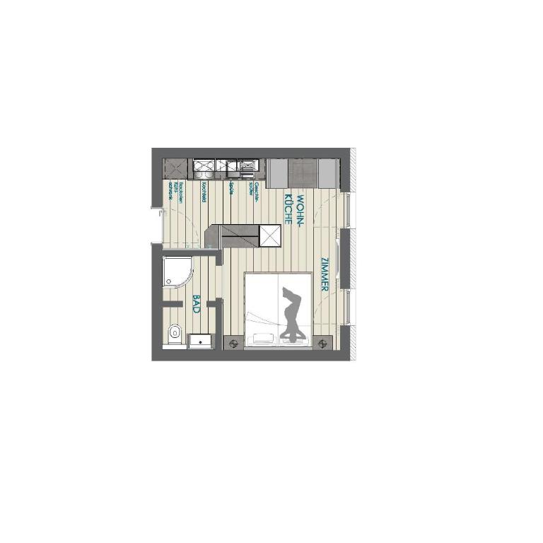 Appartements Rofangarten - Studio mit Bergblick - 1