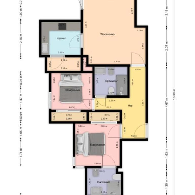 Appartement Bulevard - Two-Bedroom Apartment - 12