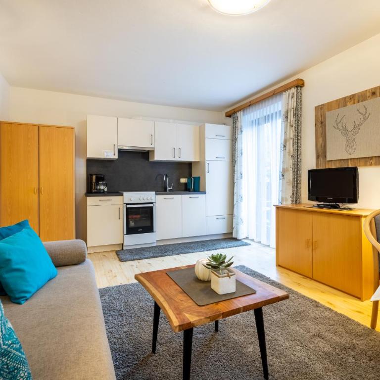 Sportpension Bergblick - Apartment mit 1 Schlafzimmer und Balkon - 6