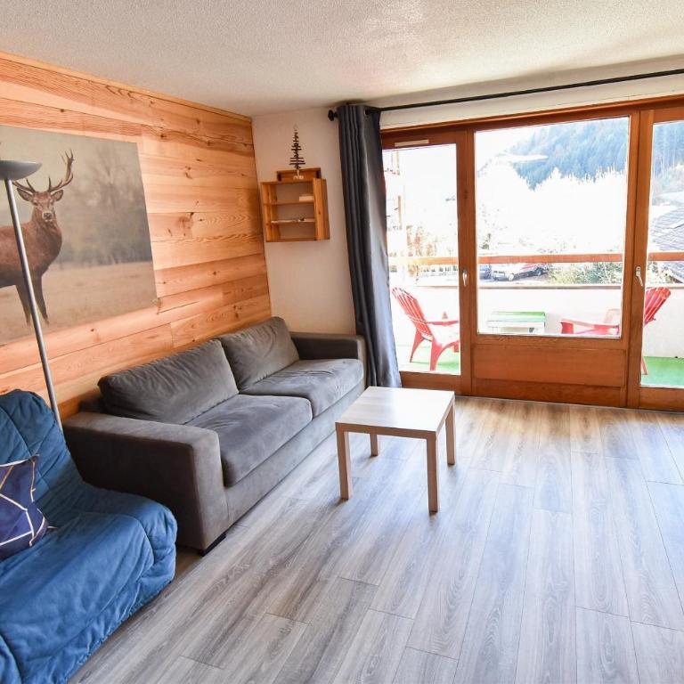 L'Enchalpe, Grand et lumineux studio avec coin montagne 5 personnes, 60m des pistes, PISCINE COUVERTE, WIFI, grand balcon expo EST, DRAPS NON COMPRIS - Studio - Vue sur Montagne - 4