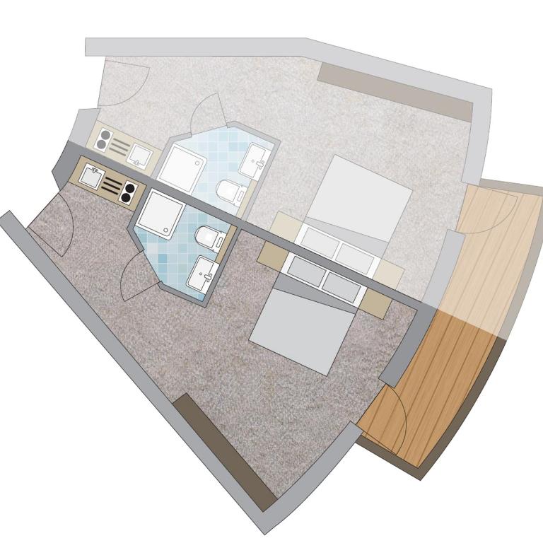 Kaiserhoam - Studio mit Balkon - 10