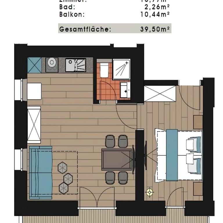Alpenresidenz Fieberbrunn - Apartment mit Balkon - 5