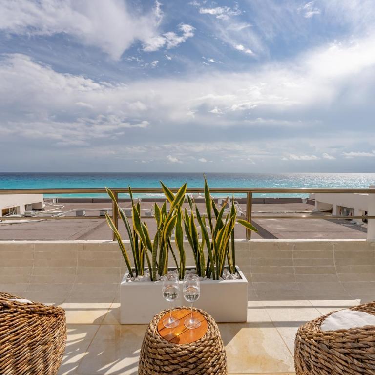 Amazing Caribbean Ocean view at Villas Marlin in Cancun - Apartamento - 12