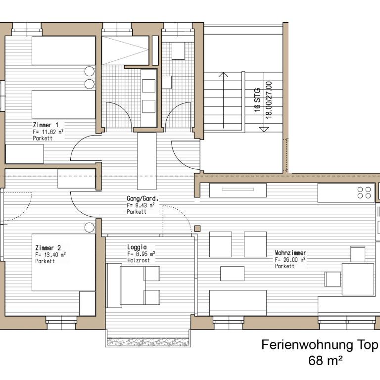 Gauensteiner Hof - Apartamento de 2 dormitorios - 13
