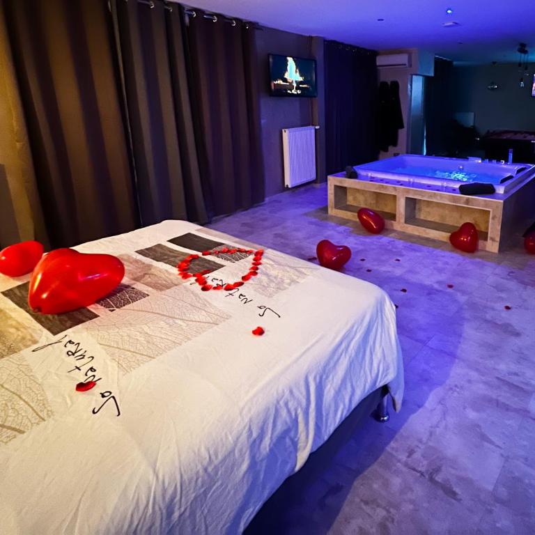 LE LOFT A BULLES (85m2 Jacuzzi Hammam Billiard Bar Douche Sauna) - Apartamento de 1 dormitorio - 22