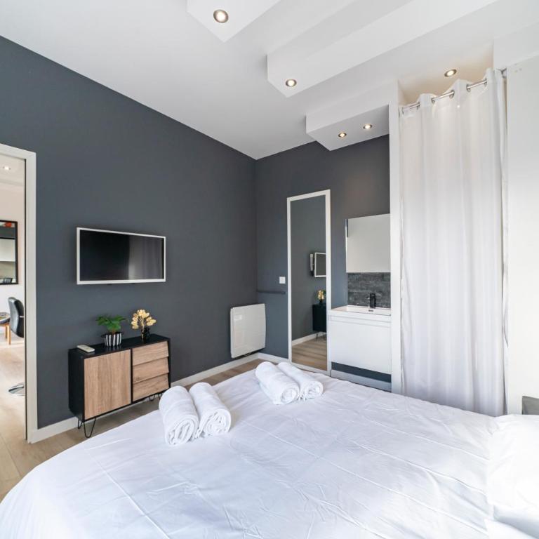 Frontière Monaco, Appartement Rénové Entièrement - AG - Appartement 1 Chambre - 16