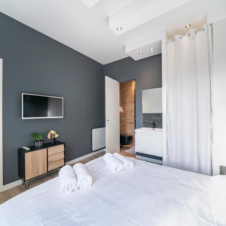Frontière Monaco, Appartement Rénové Entièrement - AG - Appartement 1 Chambre - 11