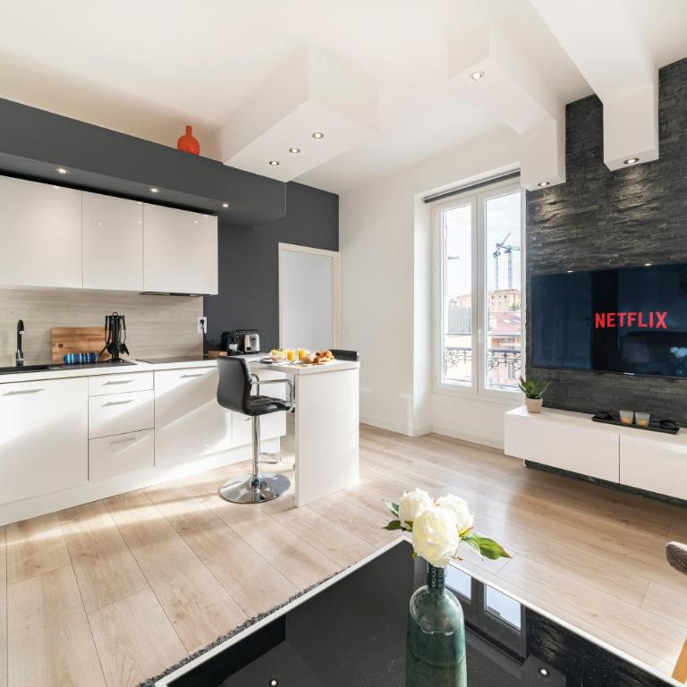Frontière Monaco, Appartement Rénové Entièrement - AG - Appartement 1 Chambre - 10