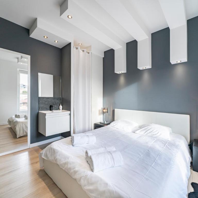 Frontière Monaco, Appartement Rénové Entièrement - AG - Appartement 1 Chambre - 8