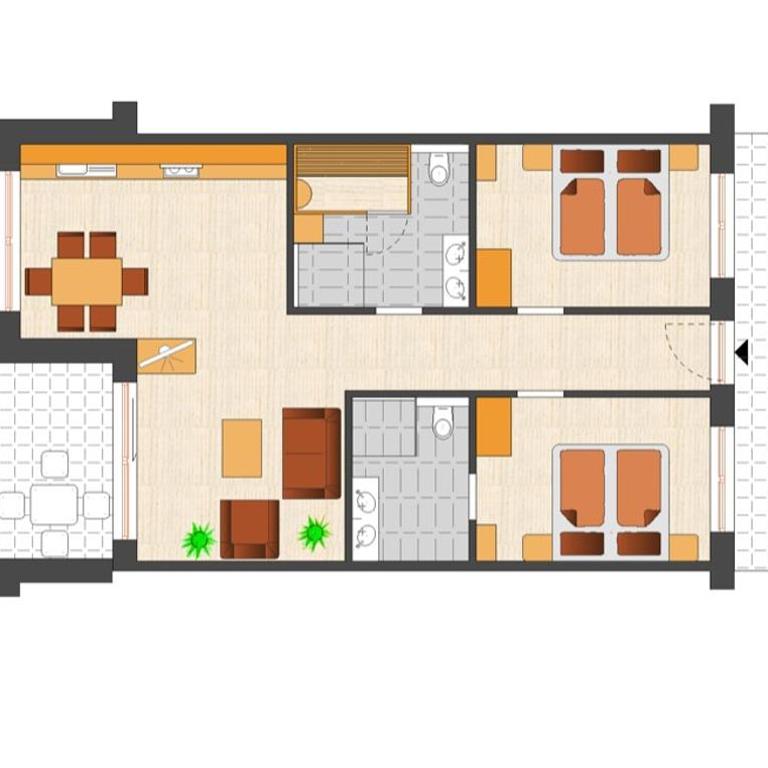 AlpenParks Montana Apartments - Apartment mit Sauna - 7