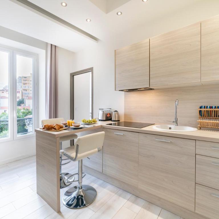 Portes de Monaco, 2 pièces rénové - AA - Appartement 1 Chambre - 14