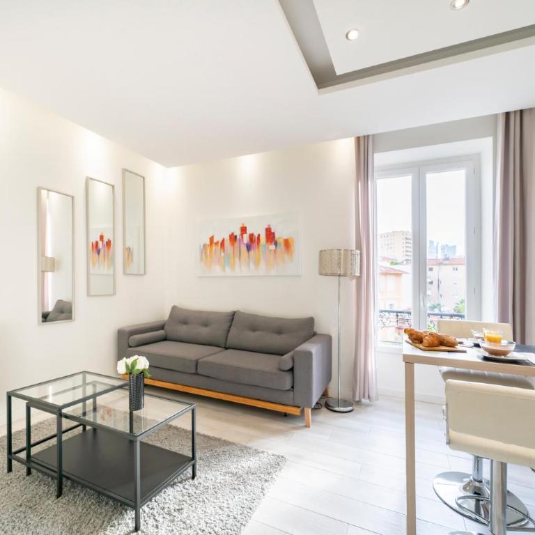 Portes de Monaco, 2 pièces rénové - AA - Appartement 1 Chambre - 8