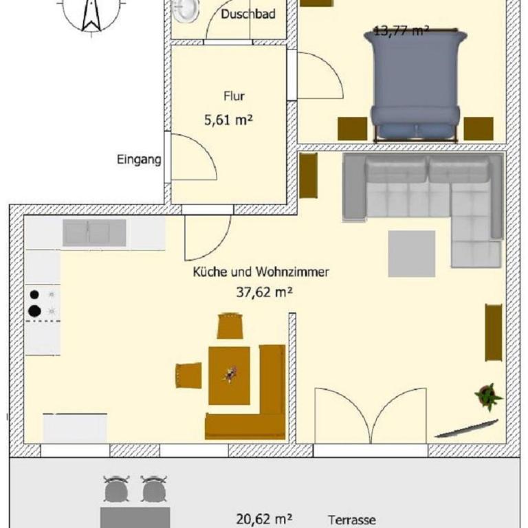 Ferienwohnung Martin - Apartment mit 1 Schlafzimmer - 14