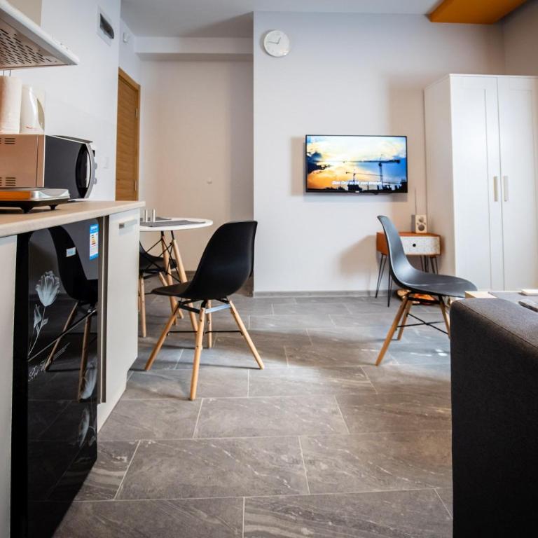 Gray brick - One-Bedroom Apartment - 3