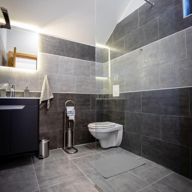 Gray brick - One-Bedroom Apartment - 9