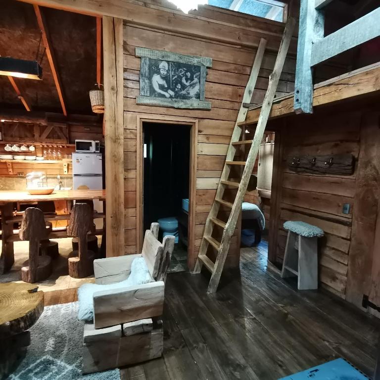 Cabañas Rústicas Pucón Río Trancura - Three-Bedroom Chalet - 19