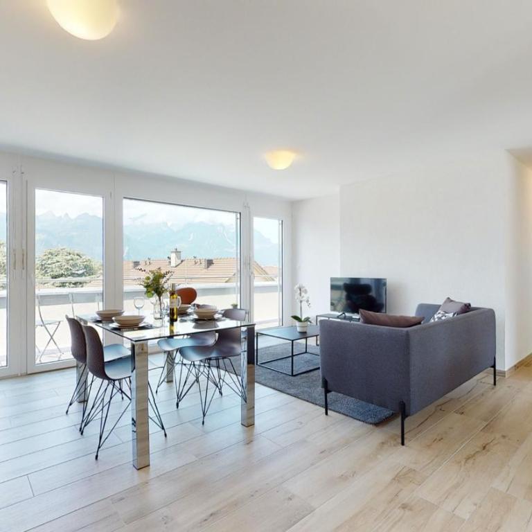 Nonanteneuf appart hōtel Aigle - contactless check-in - Apartment mit 3 Schlafzimmern - 7