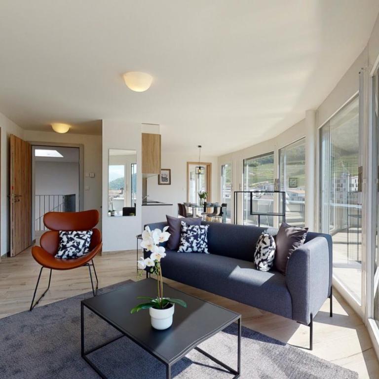 Nonanteneuf appart hōtel Aigle - contactless check-in - Apartment mit 2 Schlafzimmern - 4