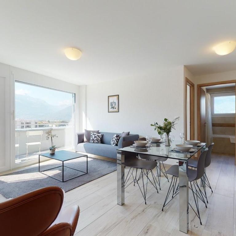 Nonanteneuf appart hōtel Aigle - contactless check-in - Apartment mit 2 Schlafzimmern - 6