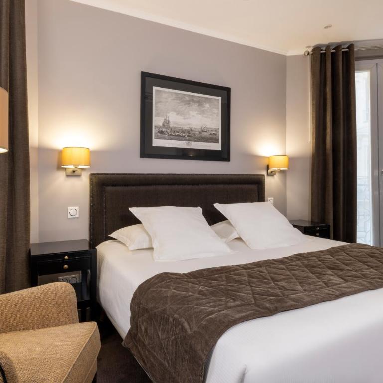 Pavillon Monceau by Happyculture - Chambre Double ou Lits Jumeaux Deluxe avec Balcon - 6