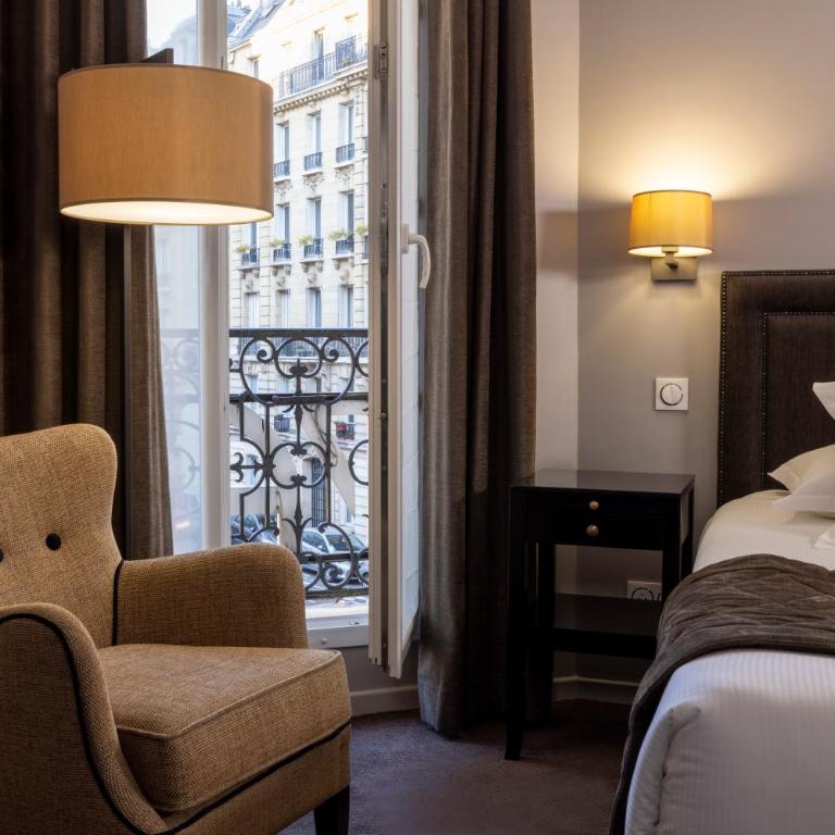 Pavillon Monceau by Happyculture - Chambre Double ou Lits Jumeaux Deluxe avec Balcon - 8