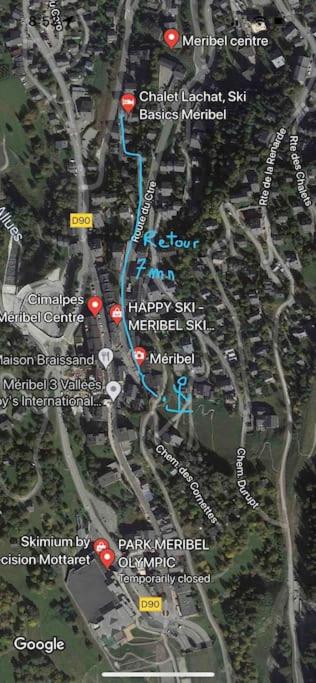 Renovated 6 pers Luxury Chalet in Meribel Centre 85m2 3BR 3BA with Mountain View and boots heater ! - Appartement 3 Chambres - 42