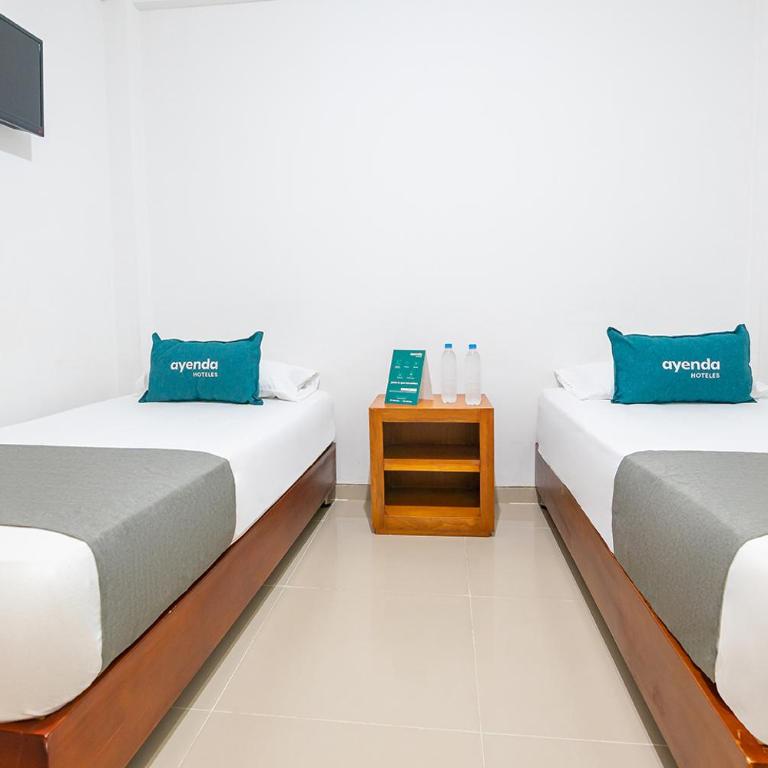 Ayenda Juglar - Habitación Doble Estándar - 2 camas - 1