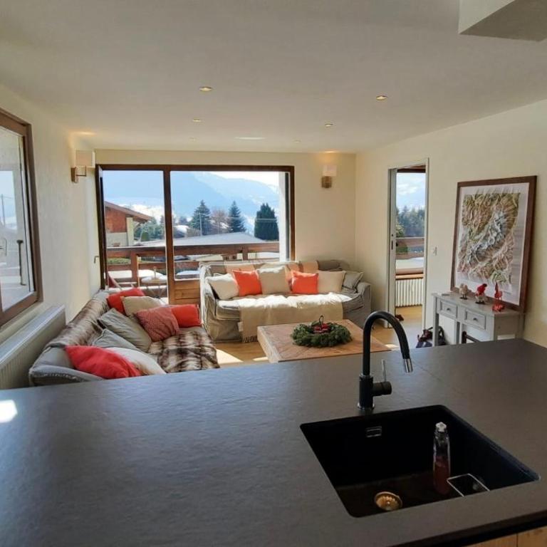 Wonderful flat in Megeve - Beautiful view on surrounding mountains - Appartement 3 Chambres - 14