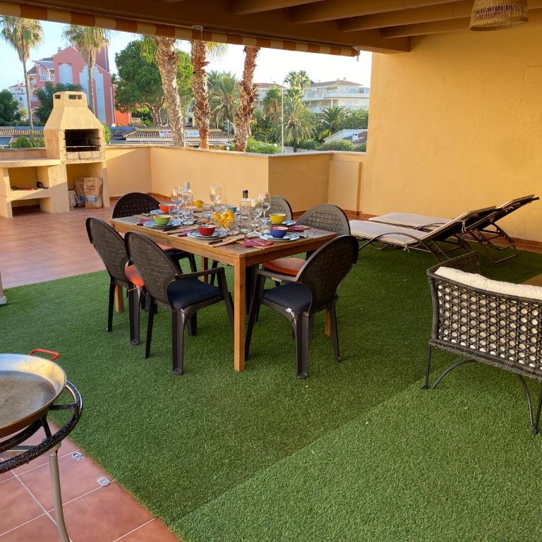 1ªLínea-50m de playa-Reformado-BBQ privada-Vistas al mar-3 terrazas - Apartamento con terraza - 30