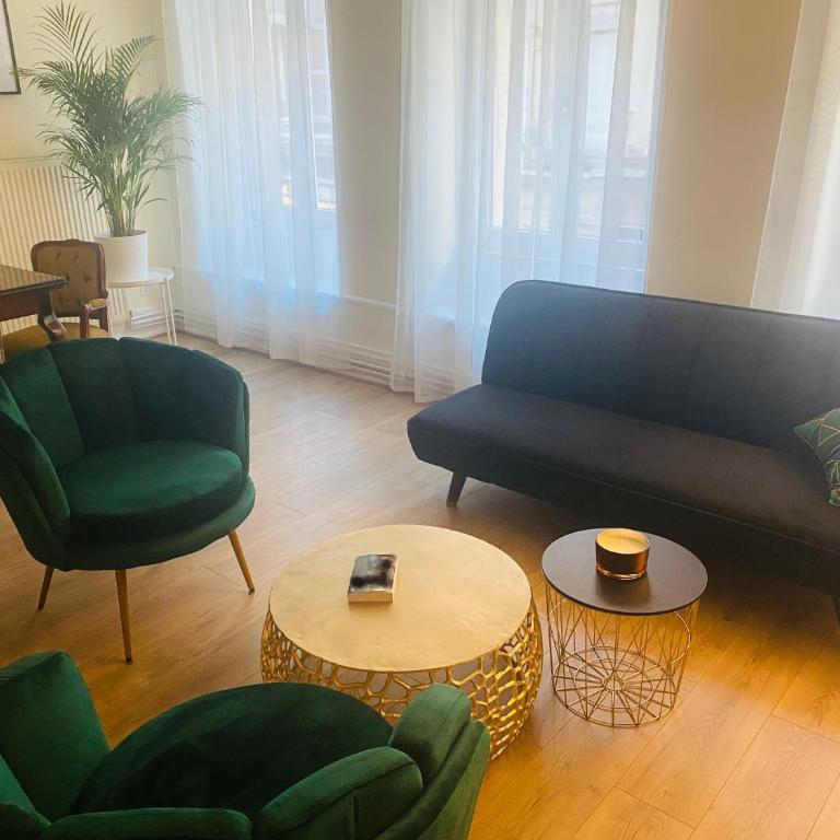 SPA de charme 6 pers avec Jacuzzi & Sauna privatifs au coeur de ville - Esprit Coco - Superior Apartment mit Sauna - 5