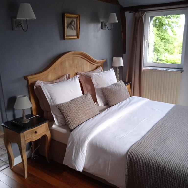 Chambres d'Hôtes Entre Deux Rives - Chambre Double - Vue sur Jardin - 1