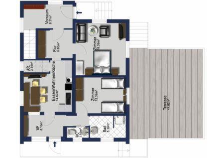 Gästehaus Flöry - Apartment mit 2 Schlafzimmern - 8