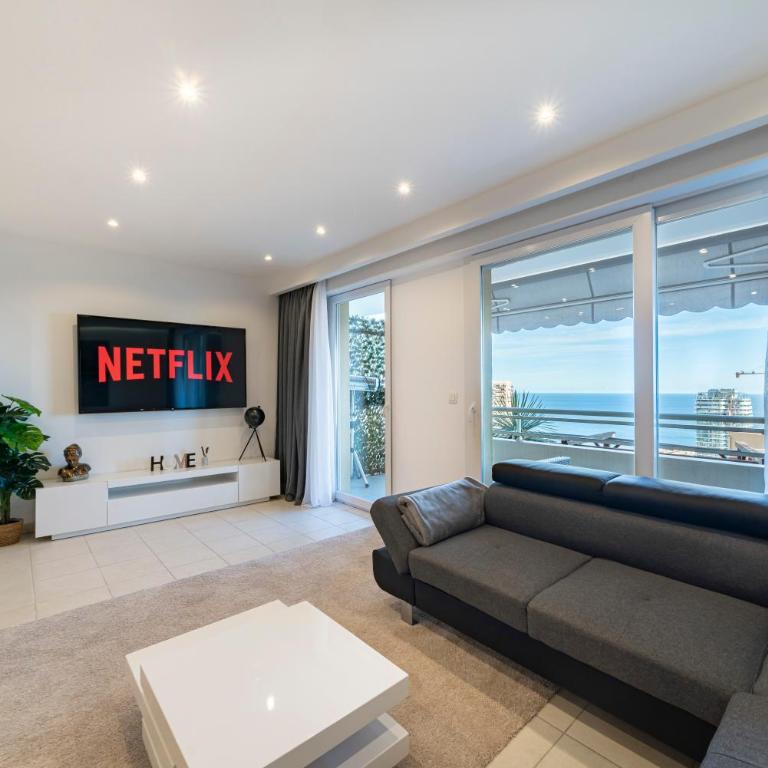 Frontière Monaco, Terrasse, Vue Mer, Parking - AB - Appartement 2 Chambres - 7