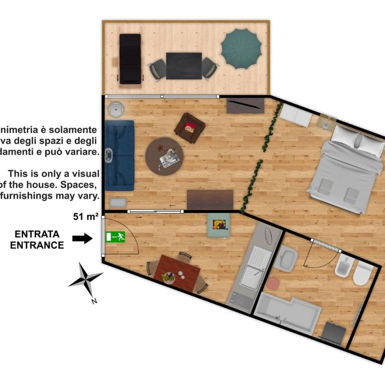 Apartments DA LA VEDLA Flats - Appartamento con 1 Camera da Letto - 3