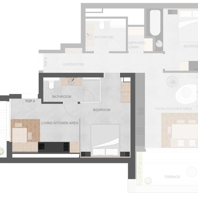 Lebe`oetz - Das Ferienapartmenthaus im Zentrum von Oetz - One-Bedroom Apartment - 3