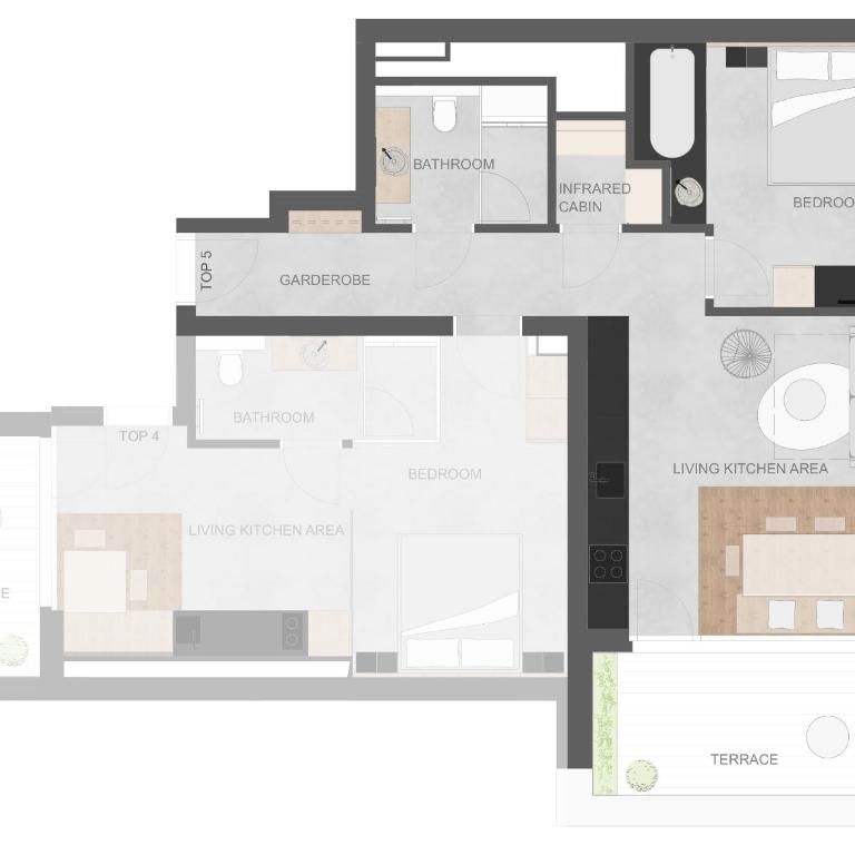 Lebe`oetz - Das Ferienapartmenthaus im Zentrum von Oetz - One-Bedroom Apartment - 4