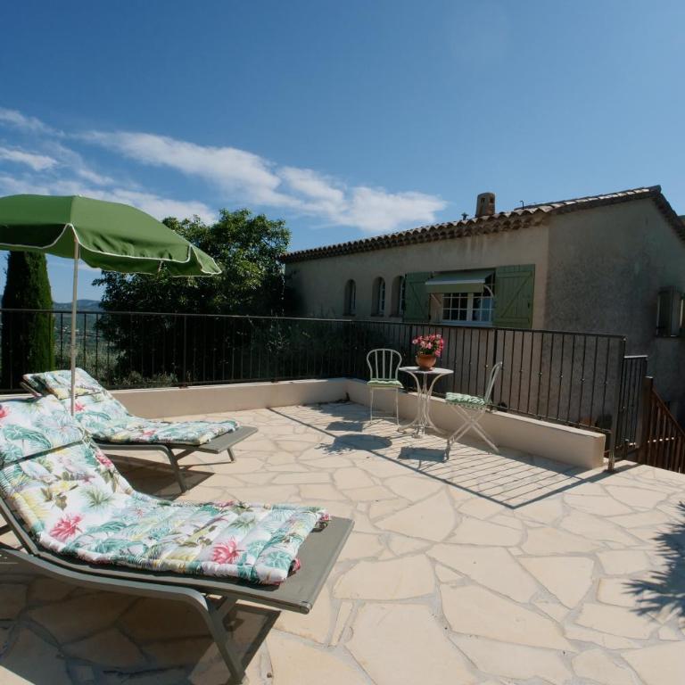 Villa Daphné - Doppel-/Zweibettzimmer mit Gartenblick - 2
