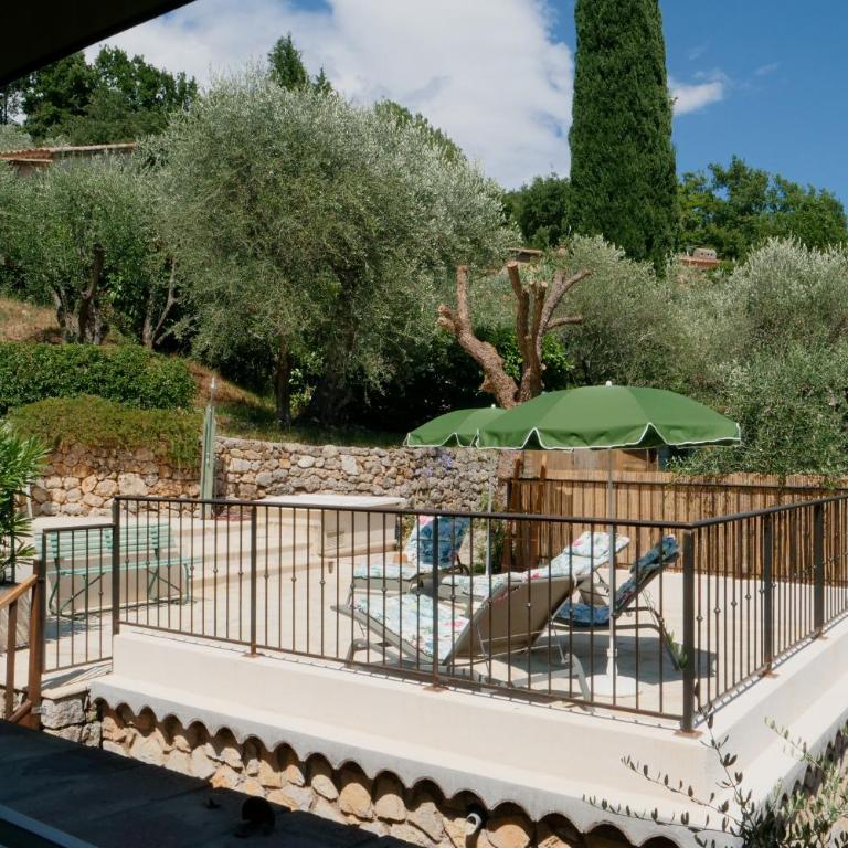 Villa Daphné - Doppel-/Zweibettzimmer mit Gartenblick - 4