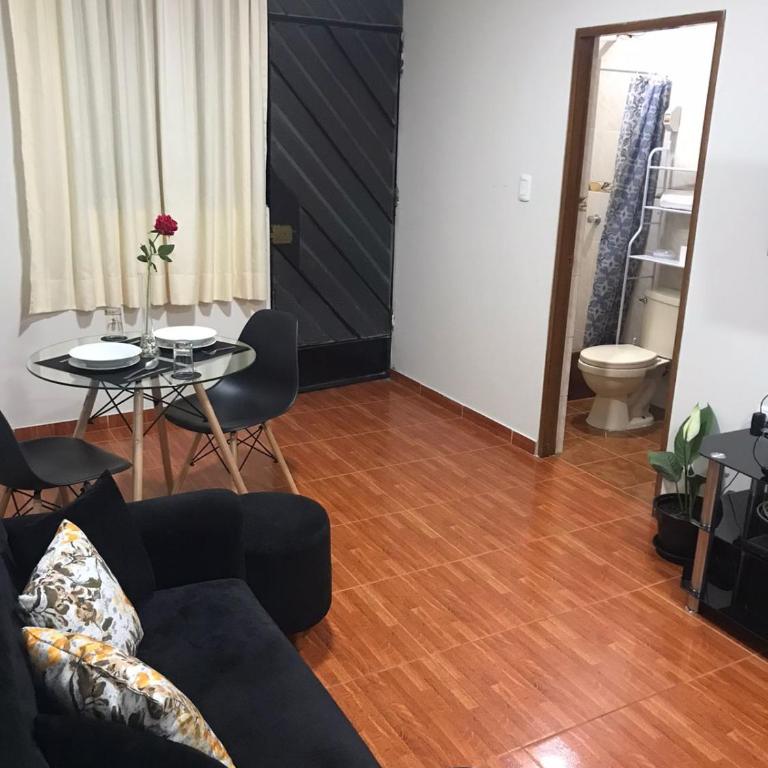 100- departamento céntrico en chorrillos - One-Bedroom Apartment - 7