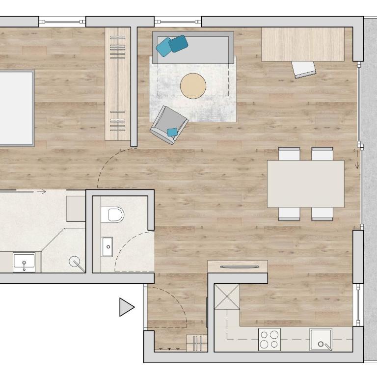 Apartment Pale - Apartment mit 1 Schlafzimmer (2-4 Erwachsene) - 6