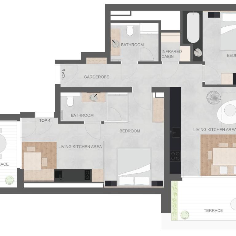 Lebe`oetz - Das Ferienapartmenthaus im Zentrum von Oetz - Two-Bedroom Apartment - 6