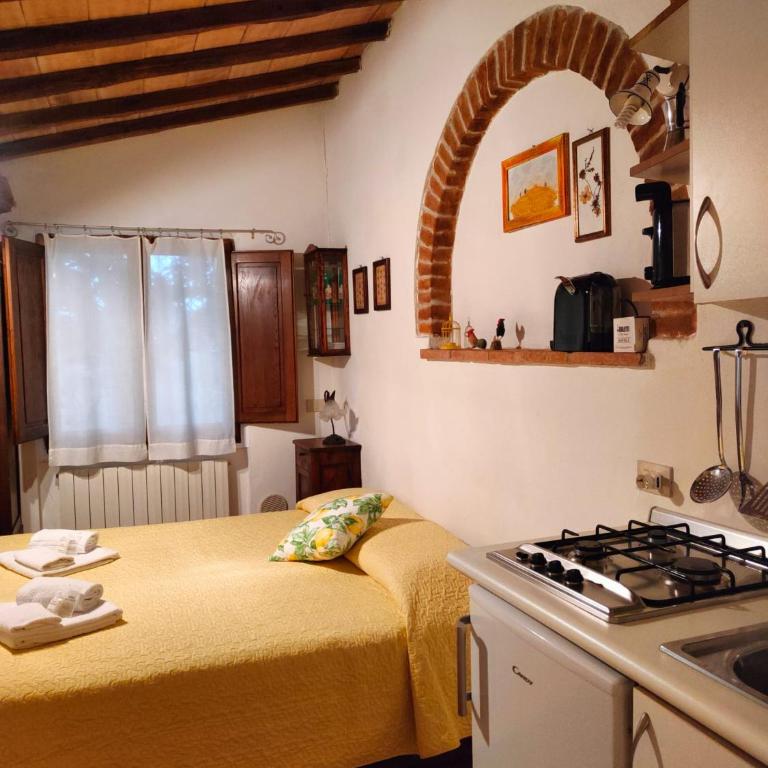 Borgo Villa Certano - Case Vacanza in Toscana - Monolocale con Vista Giardino - 5
