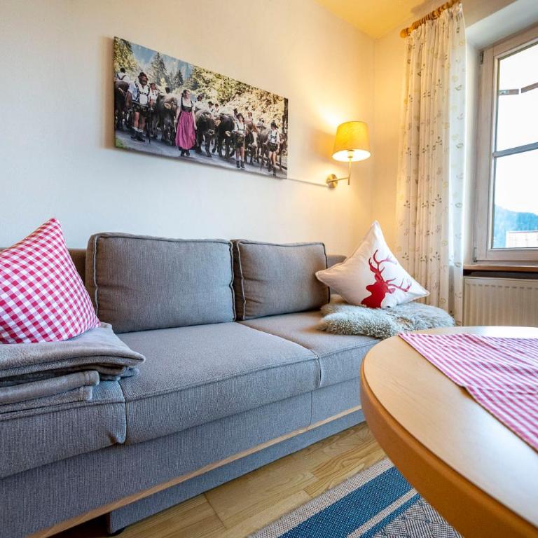 Gemütliche Ferienwohnung Bergwiese, 2-Raum, separates Schlafzimmer, schönen Balkon oder Terrasse, Komfort Ausstattung, ruhige Südlage, kostenfrei WLAN und schöne helle Sauna, Brötchenservice, Parkplatz, Hunde auf Anfrage, E-Tankstelle, Sonnenlage - Appartamento con Vista Montagna - 8