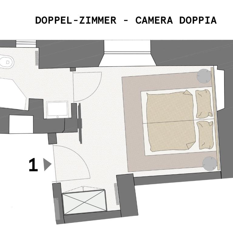 Alter Schlachthof - Camera Matrimoniale - Dependance 150 m - 2