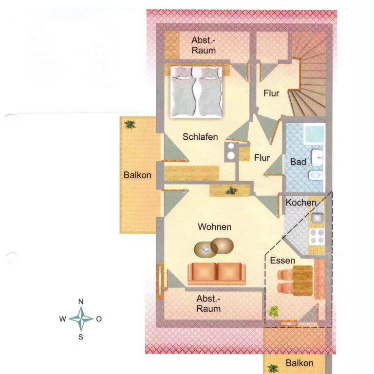 Ferienwohnung Freiberg - Apartment mit 1 Schlafzimmer - 8