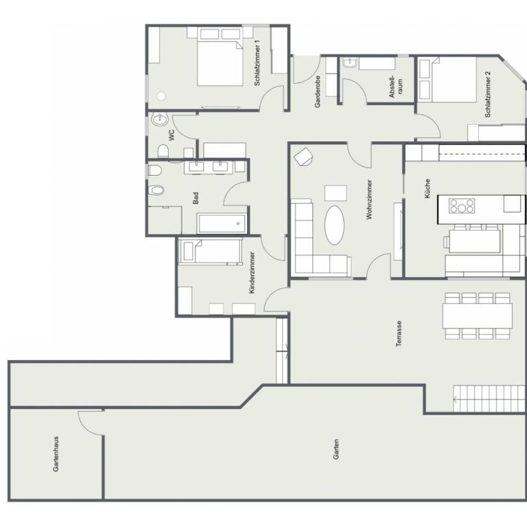 Apart Dahoam - Premium Apartment mit 3 Schlafzimmern und Gartenblick - 30