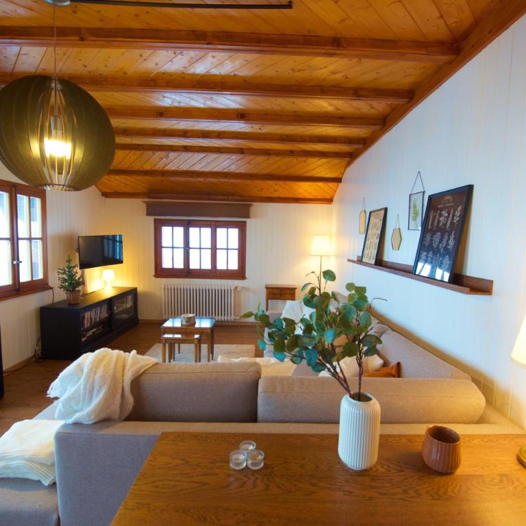 Chalet spa avec terrasses et vue panoramique - Apartment mit 2 Schlafzimmern - 50