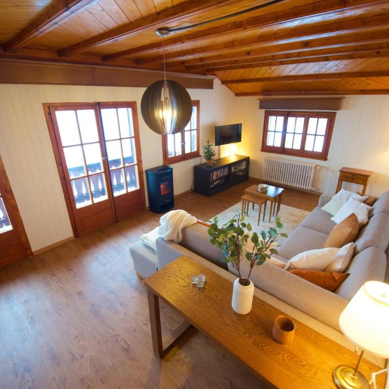 Chalet spa avec terrasses et vue panoramique - Apartment mit 2 Schlafzimmern - 47